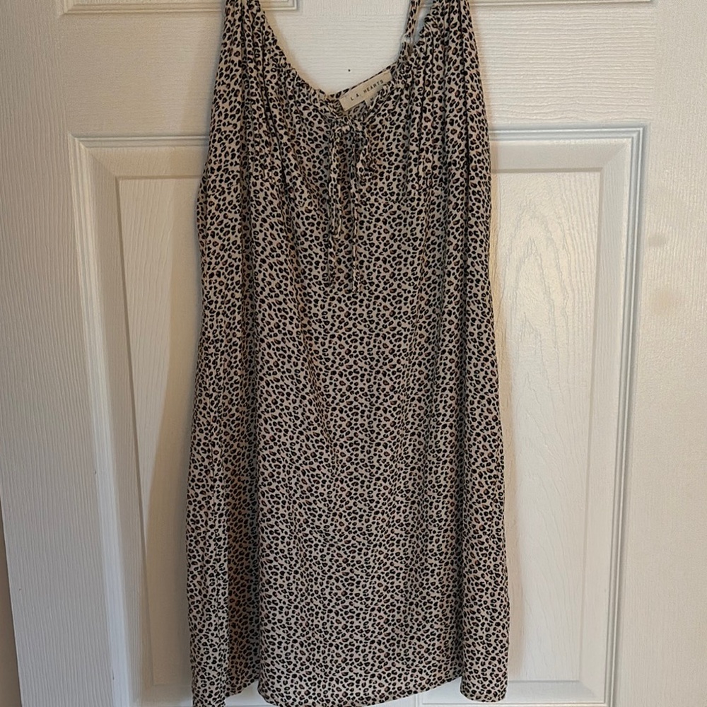 Leopard Print Women's Dress